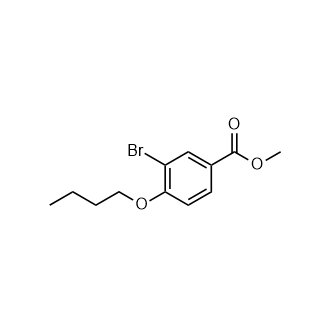 3-溴-4-丁氧基苯甲酸甲酯,Methyl 3-bromo-4-butoxybenzoate