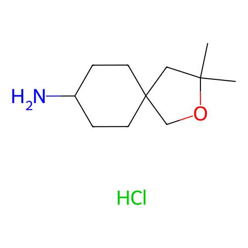3,3-二甲基-2-氧杂螺[4.5]癸烷-8-胺盐酸盐,3,3-Dimethyl-2-oxaspiro[4.5]decan-8-amine hydrochloride