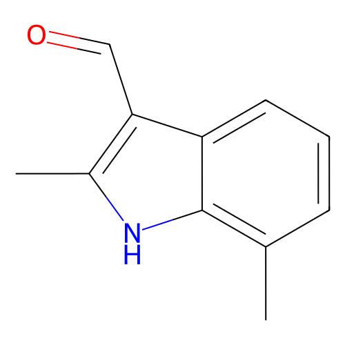 2,7-二甲基-1H-吲哚-3-甲醛,2,7-Dimethyl-1H-indole-3-carbaldehyde