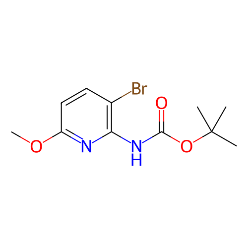 (3-溴-6-甲氧基吡啶-2-基)氨基甲酸叔丁酯,tert-Butyl (3-bromo-6-methoxypyridin-2-yl)carbamate