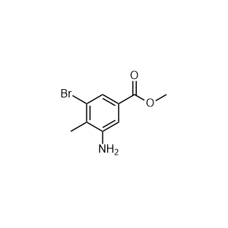 3-氨基-5-溴-4-甲基苯甲酸甲酯,Methyl 3-amino-5-bromo-4-methylbenzoate
