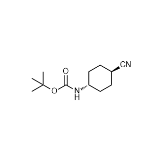 反式-1-(BOC-氨基)-4-氰基环己烷,trans-1-(Boc-Amino)-4-cyanocyclohexane,97%