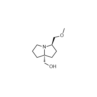 rel-((3R,7aR)-3-(甲氧基甲基)六氫-1H-吡咯啉-7a-基)甲醇,rel-((3R,7aR)-3-(methoxymethyl)hexahydro-1H-pyrrolizin-7a-yl)methanol