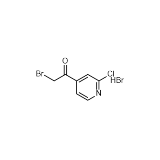 2-溴-1-(2-氯吡啶-4-基)乙烷-1-酮氢溴酸盐,2-Bromo-1-(2-chloropyridin-4-yl)ethan-1-one hydrobromide