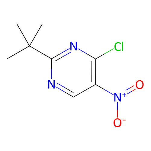 2-叔丁基-4-氯-5-硝基嘧啶,2-(tert-Butyl)-4-chloro-5-nitropyrimidine