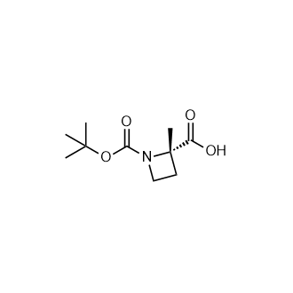 (2S)-1-[(叔丁氧基)羰基]-2-甲基氮杂环丁烷-2-羧酸,(2S)-1-[(tert-Butoxy)carbonyl]-2-methylazetidine-2-carboxylic acid
