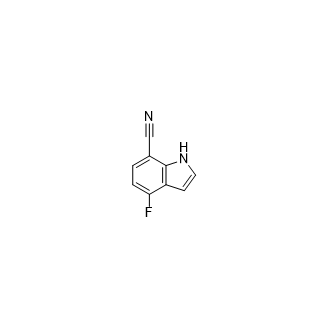 4-氟-1H-吲哚-7-甲腈,4-Fluoro-1H-indole-7-carbonitrile