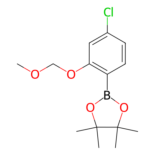 2-(4-氯-2-(甲氧基甲氧基)苯基)-4,4,5,5-四甲基-1,3,2-二氧硼烷,2-(4-Chloro-2-(methoxymethoxy)phenyl)-4,4,5,5-tetramethyl-1,3,2-dioxaborolane