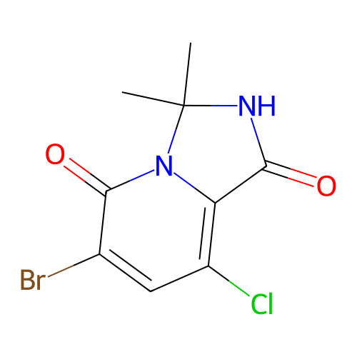 6-溴-8-氯-3,3-二甲基-2,3-二氫咪唑并[1,5-a]吡啶-1,5-二酮,6-Bromo-8-chloro-3,3-dimethyl-2,3-dihydroimidazo[1,5-a]pyridine-1,5-dione