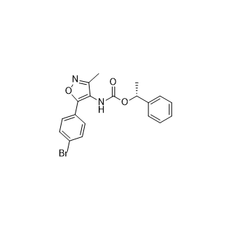 (R)-1-苯乙基(5-(4-溴苯基)-3-甲基异噁唑-4-基)氨基甲酸叔丁酯,[5-(4-Bromophenyl)-3-methylisoxazol-4-yl]carbamic acid(R)-1-phenylethyl ester