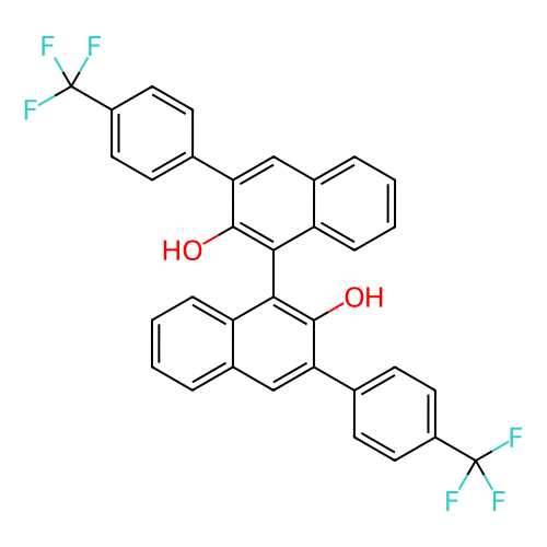 (S)-3,3'-二[4-(三氟甲基)苯基]-[1,1'-联二萘]-2,2'-二醇,(S)-3,3'-Bis[4-(trifluoromethyl)phenyl]-[1,1'-binaphthalene]-2,2'-diol