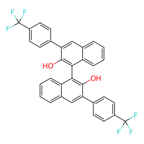 (S)-3,3'-二[4-(三氟甲基)苯基]-[1,1'-聯(lián)二萘]-2,2'-二醇,(S)-3,3'-Bis[4-(trifluoromethyl)phenyl]-[1,1'-binaphthalene]-2,2'-diol