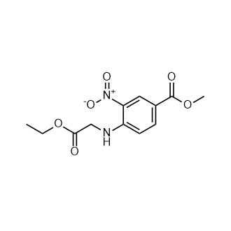 4-[(乙氧羰基甲基)氨基]-3-硝基苯甲酸甲酯,Methyl 4-[(ethoxycarbonylmethyl)amino]-3-nitrobenzoate