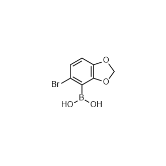 5-溴苯并[1,3]二氧戊环-4-硼酸,5-Bromobenzo[1,3]dioxole-4-boronic acid