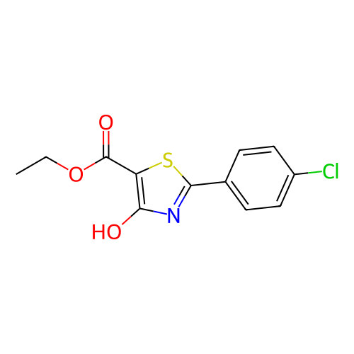 2-(4-氯苯基)-4-羟基-1,3-噻唑-5-羧酸乙酯,Ethyl 2-(4-chlorophenyl)-4-hydroxy-1,3-thiazole-5-carboxylate