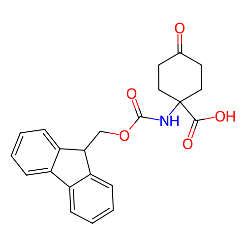1-((((9H-芴-9-基)甲氧基)羰基)氨基)-4-氧代环己烷-1-羧酸,1-((((9H-Fluoren-9-yl)methoxy)carbonyl)amino)-4-oxocyclohexane-1-carboxylic acid