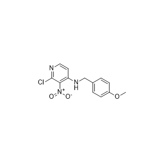 2-氯-N-(4-甲氧基苄基)-3-硝基吡啶-4-胺,2-Chloro-N-(4-methoxybenzyl)-3-nitropyridin-4-amine