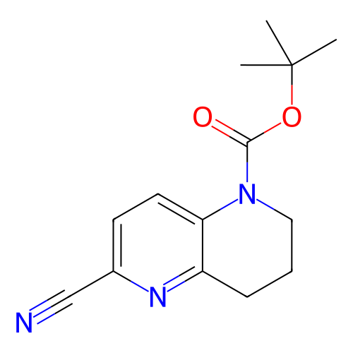 6-氰基-3,4-二氫-1,5-二氮雜萘-1(2H)-羧酸叔丁酯,tert-Butyl 6-cyano-3,4-dihydro-1,5-naphthyridine-1(2H)-carboxylate