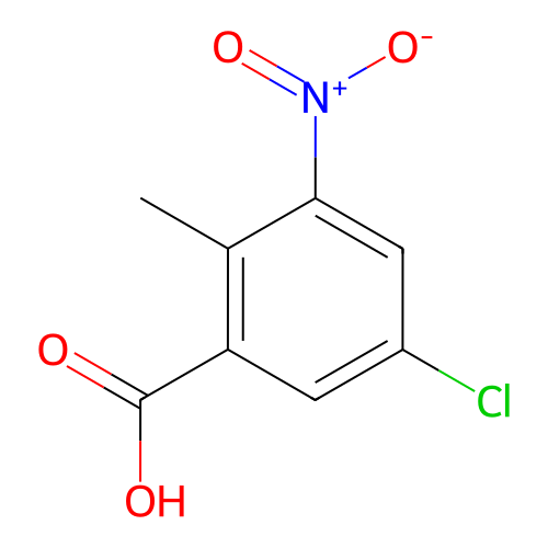 5-氯-2-甲基-3-硝基苯甲酸,5-Chloro-2-methyl-3-nitrobenzoic acid