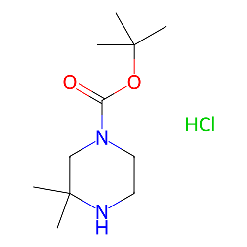 3,3-二甲基哌嗪-1-甲酸叔丁酯盐酸盐,tert-Butyl 3,3-dimethylpiperazine-1-carboxylate hydrochloride