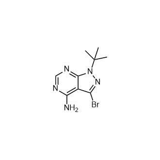 3-溴-1-(叔丁基)-1H-吡唑并[3,4-d]嘧啶-4-胺,3-Bromo-1-(tert-butyl)-1H-pyrazolo[3,4-d]pyrimidin-4-amine