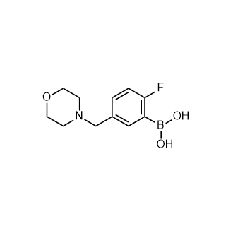 (2-氟代-5-(嗎啉甲基)苯基)硼酸,(2-Fluoro-5-(morpholinomethyl)phenyl)boronic acid