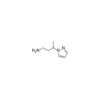 3-(1H-吡唑-1-基)丁-1-胺,3-(1H-Pyrazol-1-yl)butan-1-amine