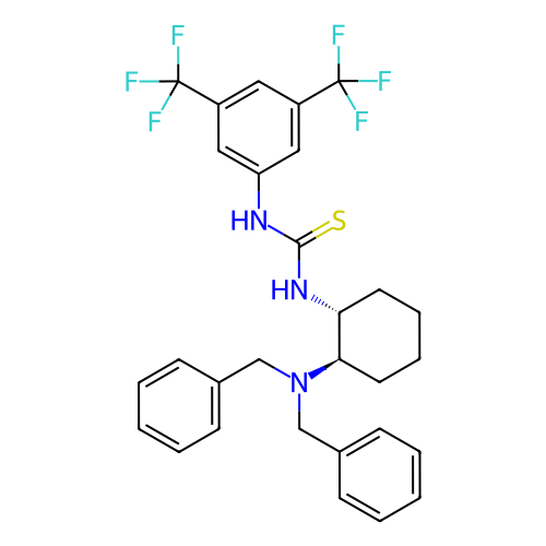 N-[(1R,2R)-2-[二(苯基甲基)氨基]环己基]-N'-[3,5-双(三氟甲基)苯基]硫脲,N-[(1R,2R)-2-[Bis(phenylmethyl)amino]cyclohexyl]-N'-[3,5-bis(trifluoromethyl)phenyl]thiourea