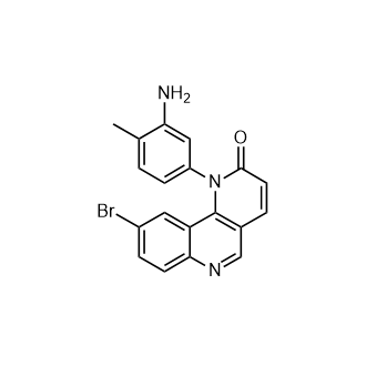 1-(3-氨基-4-甲基苯基)-9-溴苯并[h][1,6]萘啶-2(1H)-酮,1-(3-Amino-4-methylphenyl)-9-bromobenzo[h][1,6]naphthyridin-2(1H)-one