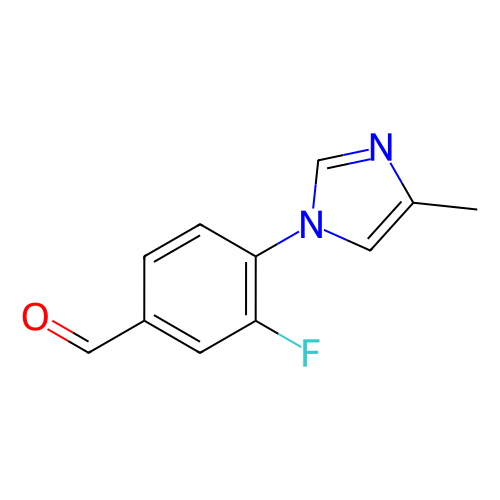 3-氟-4-(4-甲基-1H-咪唑-1-基)苯甲醛,3-Fluoro-4-(4-methyl-1H-imidazol-1-yl)-Benzaldehyde