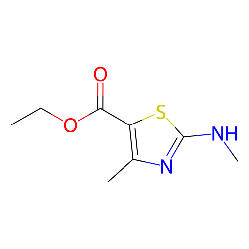 4-甲基-2-(甲基氨基)噻唑-5-羧酸乙酯,Ethyl 4-methyl-2-(methylamino)thiazole-5-carboxylate