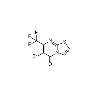 6-溴-7-(三氟甲基)-5H-噻唑并[3,2-a]嘧啶-5-酮,6-Bromo-7-(trifluoromethyl)-5H-thiazolo[3,2-a]pyrimidin-5-one