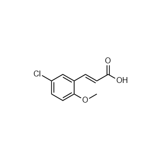 (E)-3-(5-氯-2-甲氧基苯基)丙烯酸,(e)-3-(5-Chloro-2-methoxyphenyl)acrylic acid