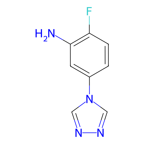 2-氟-5-(4H-1,2,4-三唑-4-基)苯胺,2-Fluoro-5-(4H-1,2,4-triazol-4-yl)aniline