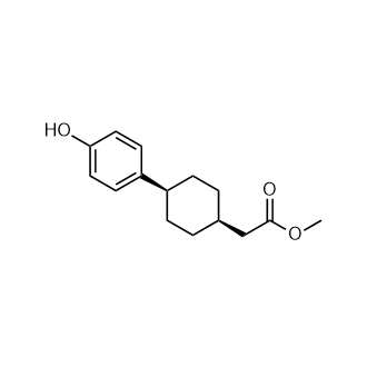 顺式-4-(4-羟基苯基)环己烷乙酸甲酯,Methyl cis-4-(4-hydroxyphenyl)cyclohexaneacetate