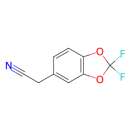 2-(2,2-二氟苯并[d][1,3]二氧杂环戊烯-5-基)乙腈,2,2-Difluoro-1,3-benzodioxole-5-acetonitrile