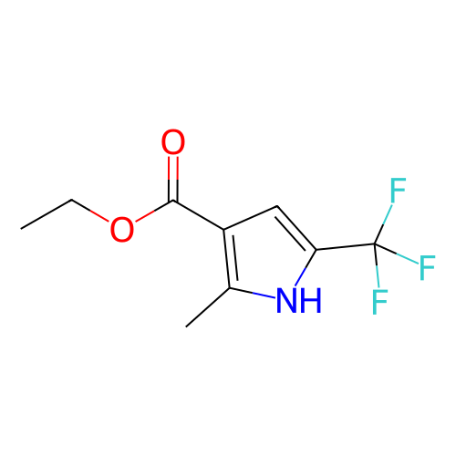 2-甲基-5-(三氟甲基)-1H-吡咯-3-羧酸乙酯,Ethyl 2-methyl-5-(trifluoromethyl)-1H-pyrrole-3-carboxylate