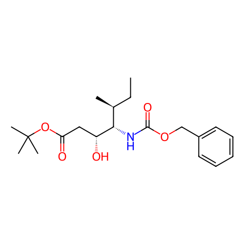 (3R,4S,5S)-4-(((苄氧基)羰基)氨基)-3-羟基-5-甲基庚酸叔丁酯,(3R,4S,5S)-tert-Butyl 4-(((benzyloxy)carbonyl)amino)-3-hydroxy-5-methylheptanoate