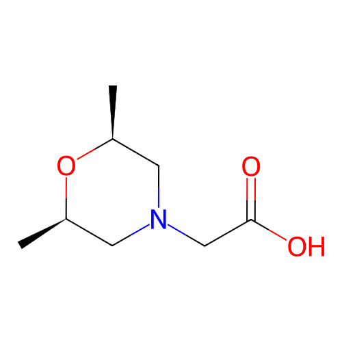 2-((2S,6R)-2,6-二甲基吗啉代)乙酸,2-((2S,6R)-2,6-dimethylmorpholino)acetic acid