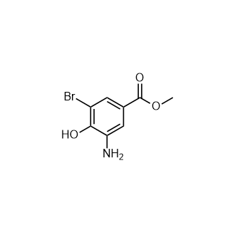 3-氨基-5-溴-4-羟基苯甲酸甲酯,Methyl 3-amino-5-bromo-4-hydroxybenzoate