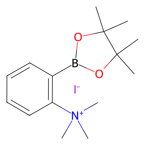 N,N,N-三甲基-2-(4,4,5,5-四甲基-1,3,2-二氧杂硼戊环-2-基)苯胺碘化物,N,N,N-Trimethyl-2-(4,4,5,5-tetramethyl-1,3,2-dioxaborolan-2-yl)benzenaminium iodide