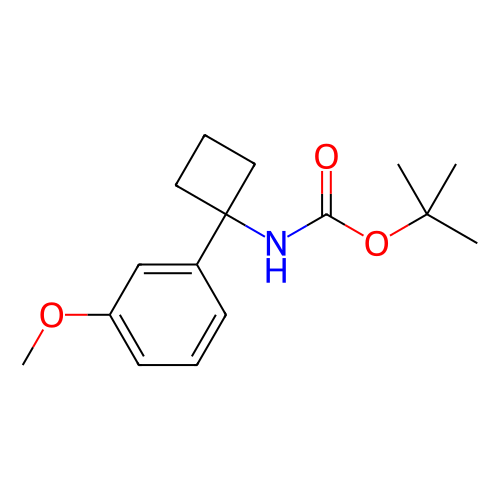 (1-(3-甲氧基苯基)环丁基)氨基甲酸叔丁酯,tert-Butyl (1-(3-methoxyphenyl)cyclobutyl)carbamate