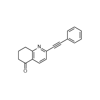 2-(苯乙炔基)-7,8-二氢喹啉-5(6H)-酮,2-(Phenylethynyl)-7,8-dihydroquinolin-5(6H)-one
