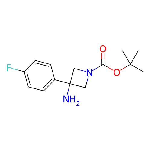 3-氨基-3-(4-氟苯基)氮杂环丁烷-1-甲酸叔丁酯,tert-Butyl 3-amino-3-(4-fluorophenyl)azetidine-1-carboxylate