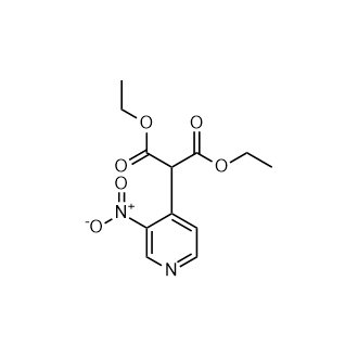 2-(3-硝基吡啶-4-基)丙二酸二乙酯,Diethyl 2-(3-nitropyridin-4-yl)malonate