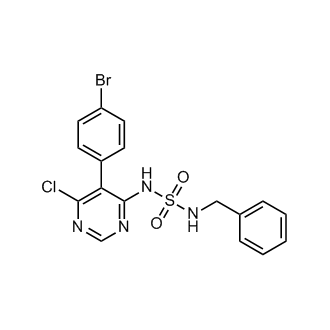 N-[5-(4-溴苯基)-6-氯-4-嘧啶基]-N'-(苯基甲基)磺酰胺,N-[5-(4-Bromophenyl)-6-chloro-4-pyrimidinyl]-N'-(phenylmethyl)sulfamide