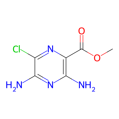 3,5-二氨基-6-氯吡嗪-2-甲酸甲酯,Methyl 3,5-diamino-6-chloropyrazine-2-carboxylate