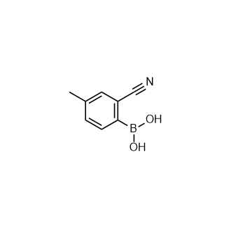 2-氰基-4-甲基苯基硼酸,(2-Cyano-4-methylphenyl)boronic acid