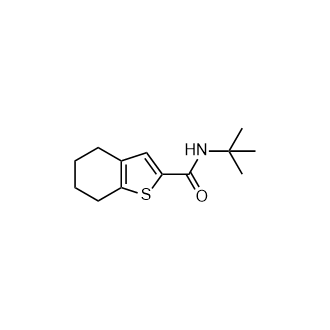 N-(叔丁基)-4,5,6,7-四氫苯并[b]噻吩-2-甲酰胺,N-(tert-Butyl)-4,5,6,7-tetrahydrobenzo[b]thiophene-2-carboxamide