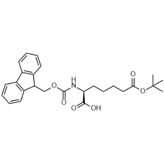 (S)-2-((((9H-芴-9-基)甲氧基)羰基)氨基)-7-(叔丁氧基)-7-氧代庚酸,(S)-2-((((9H-Fluoren-9-yl)methoxy)carbonyl)amino)-7-(tert-butoxy)-7-oxoheptanoic acid